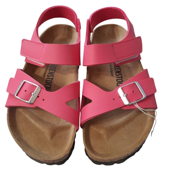 NWT Birkenstock Vibrant Pink Sandals Size 35   4-4.5 - Picture 1 of 13